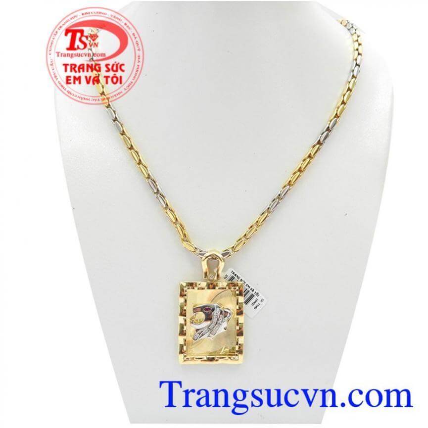 Bộ Dây Chuyền Nam Mặt Báo