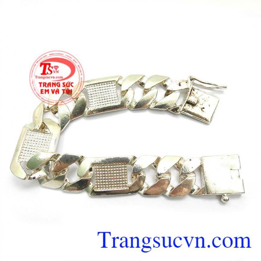Lắc bạc nam sang trọng