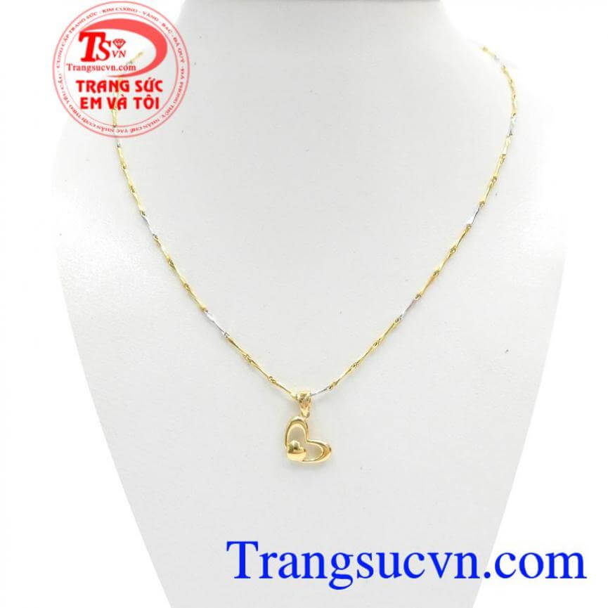 Bộ Dây Chuyền Vàng Tây Tinh Tế