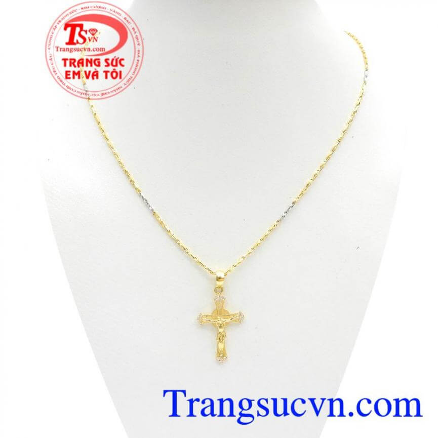 Bộ Dây Chuyền Mặt Dây Thánh Giá