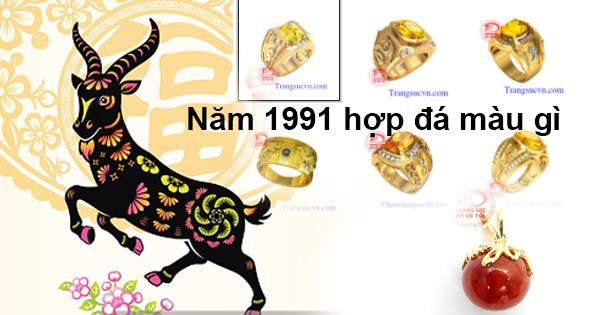 Năm 1991 hợp đá màu gì? Tuổi mùi, Mệnh Thổ