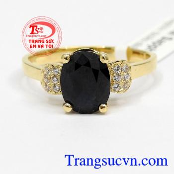 Nhẫn Sapphire thiên nhiên quý phái chất lượng cao bảo hành toàn quốc