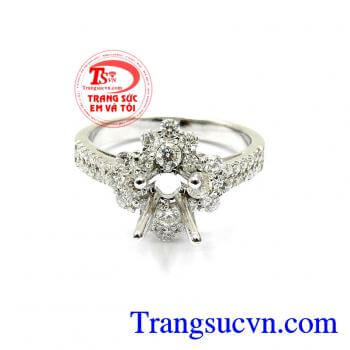 Vỏ Nhẫn Nữ Kim Cương Thiên Nhiên Chất lượng cao thương hiệu Em Và Tôi uy tín. 