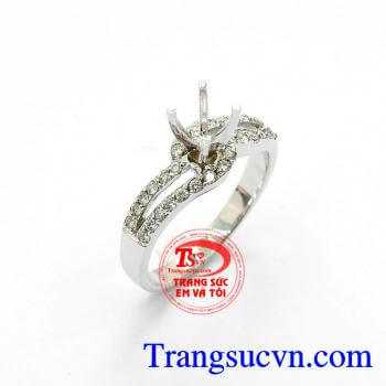 Vỏ Nhẫn Natural Diamond