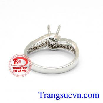 Vỏ nhẫn nữ kim cương thiên nhiên. Vỏ Nhẫn Natural Diamond