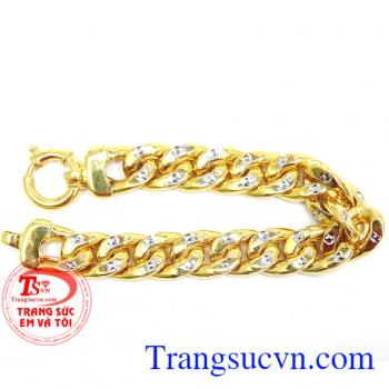 Sản phẩm vàng uy tín, bảo hành 6 tháng, giao hàng nhanh trên toàn quốc. Lắc tay nam sang trọng