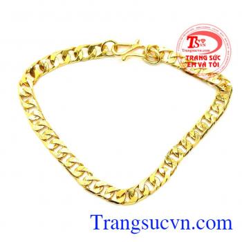 Lắc vàng chế tác đơn giản được khách hàng ưa chuộng