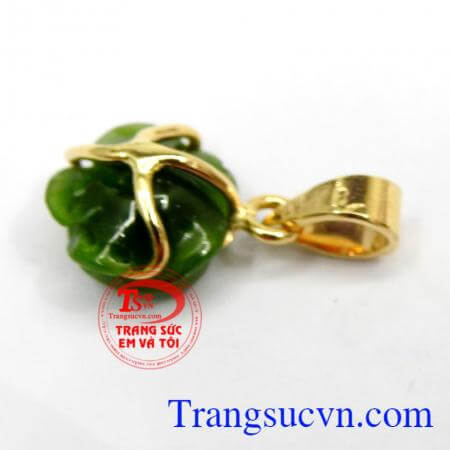 Sản phẩm bảo hành 6 tháng, giao hàng nhanh trên toàn quốc,Mặt dây hoa hồng xanh