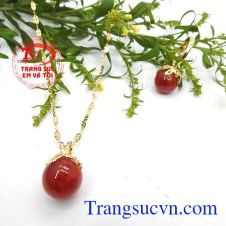 Bộ trang sức ngọc bích
