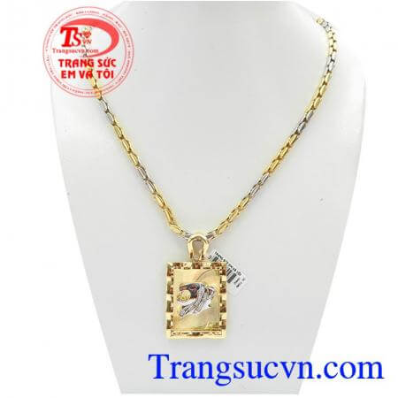 Bộ Dây Chuyền Nam Mặt Báo