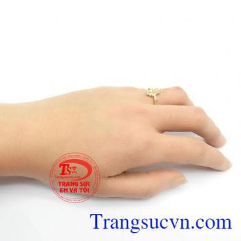 Nhẫn Nữ Vàng Quý Phái, sang trọng