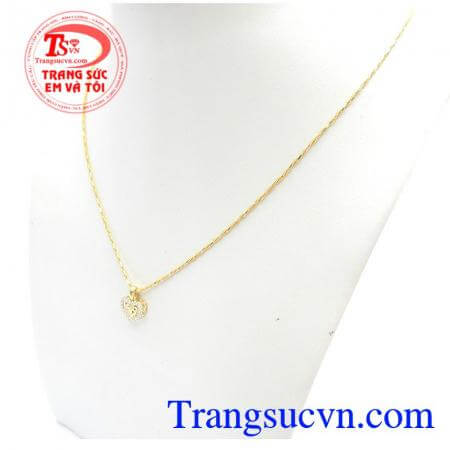 bộ dây chuyền vàng tây sang trọng,Bộ Dây Chuyền Trái Tim Tình Yêu