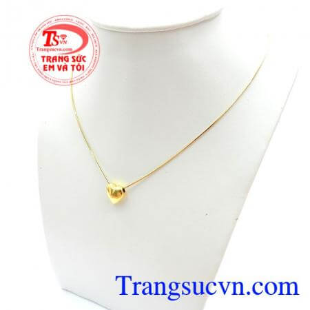 Bộ Dây Chuyền Nữ Cá Tính là sự kết hợp tinh tế giữa dây chuyền Ý và mặt dây hình tim thiết kế mới lạ,Bộ Dây Chuyền Nữ Cá Tính