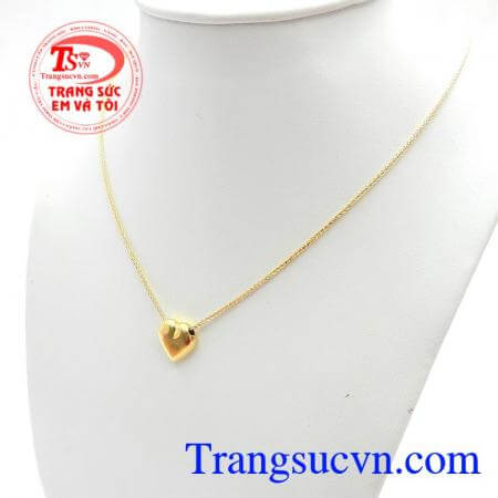 Bộ dây chuyền vàng tây,Bộ dây chuyền là sự lựa chọn tuyệt vời cho người phụ nữa bạn yêu thương