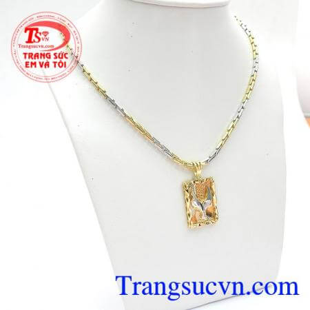 Bộ Dây Chuyền Nam Phong Cách với mặt dây chuyền nhập khẩu Hàn Quốc