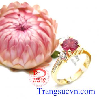 Nhẫn nữ ruby đỏ 