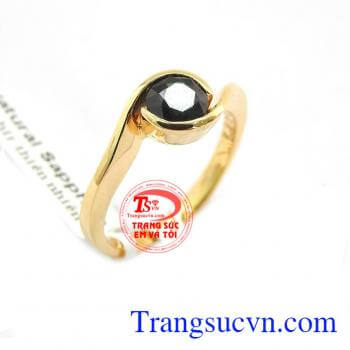 Nhẫn nữ sapphire quý phái