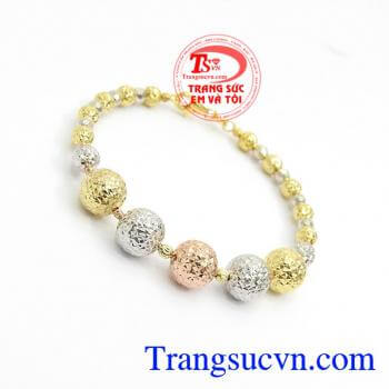 Vòng Bi Vàng Nhập Khẩu Ý nguyên chiếc vối kiểu dáng thời trang phong cách, quý phái cho phái đẹp.