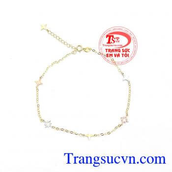 Lắc Chân Ý Sang Trọng Tinh Tế thương hiệu Em Và tôi uy tín, chất lượng,lắc chân vàng 18k đẹp,