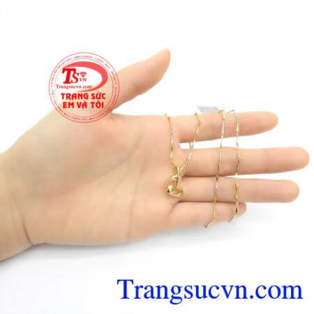 Bộ Dây Chuyền Vàng Tây Tinh Tế