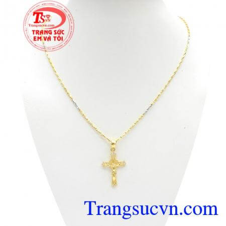 Bộ Dây Chuyền Mặt Dây Thánh Giá kiểu dáng đẹp, chất lượng đảm bảo,Bộ Dây Chuyền Mặt Dây Thánh Giá