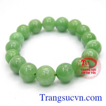 Chuỗi tay ngọc jadeite 10mm