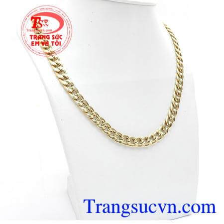 Dây Chuyền Vàng Nam Cá Tính nhập khẩu nguyên chiếc từ Italy.