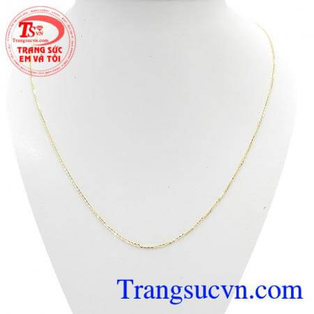 Dây Chuyền Vàng 18k Nhập Ý