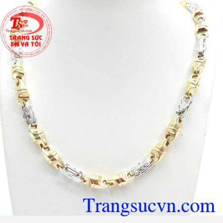 Dây chuyền nam 18k 1 cây