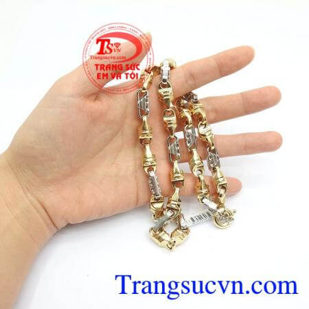 Dây chuyền nam 18k 1 cây