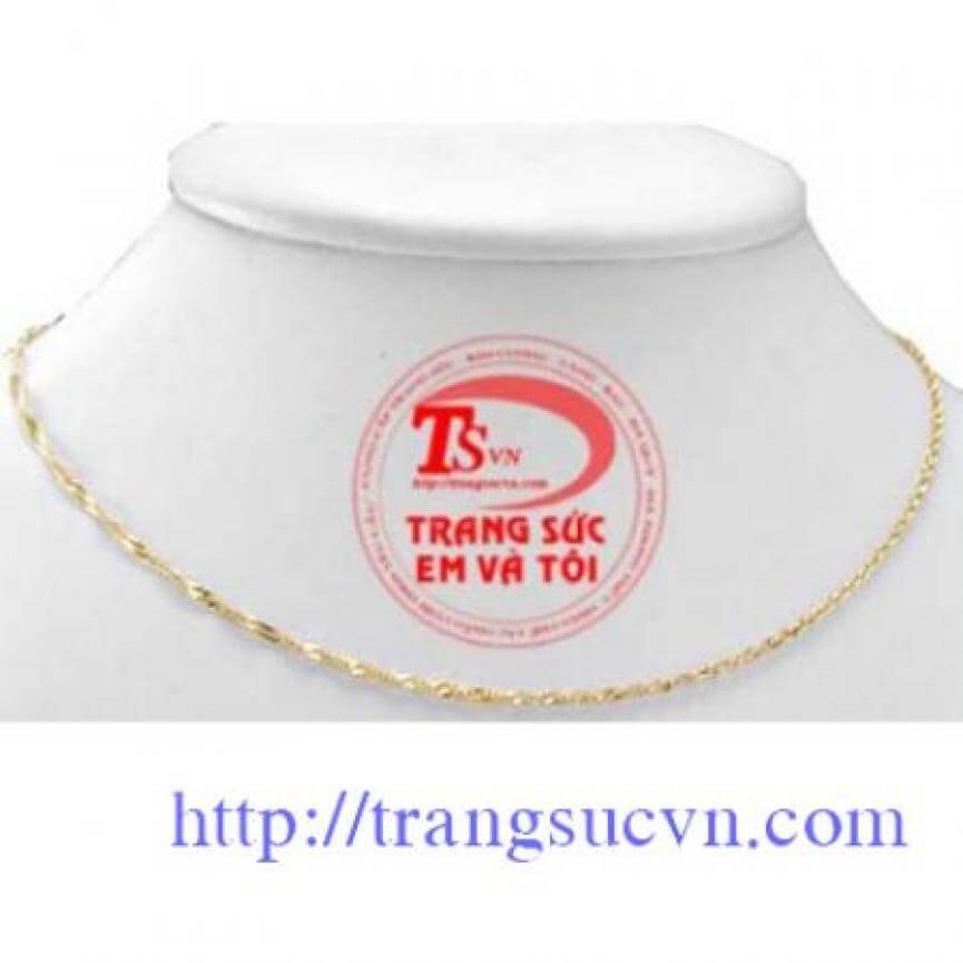 dây chuyền vàng mới