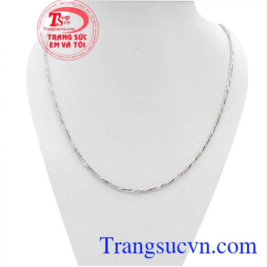Dây chuyền vàng trắng tết
