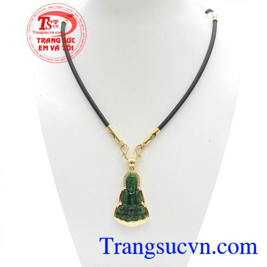 Bộ dây Chuyền Phật Bà Quan Âm Bình An