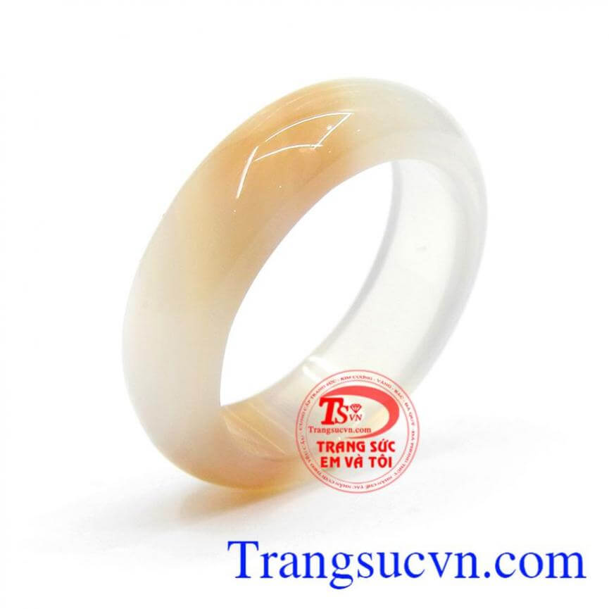 Nhẫn mã não vân nâu