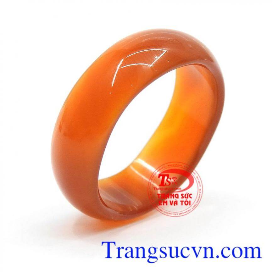 Nhẫn mã não bản hẹ