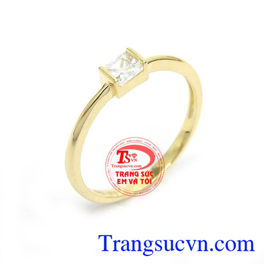 Nhẫn Vàng Korea Tinh Xảo kiểu dáng đẹp, chất lượng cao, Nhẫn nữ vàng 10k đẹp