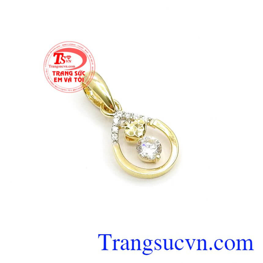 mặt dây chuyền nhập khẩu, Mặt Dây Nữ Hàn Quốc Đính Đá chế tác nhẹ nhàng tinh tế, phù hợp nhiều loại dây chuyền và phong cách thời trang,Mặt Dây Nữ Hàn Quốc Đính Đá