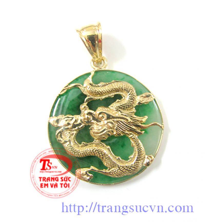 Mặt dây ngọc bọc rồng
