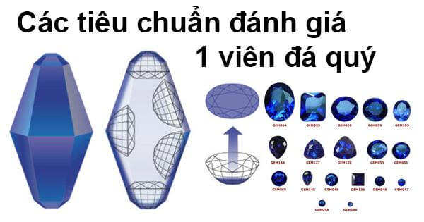 Các tiêu chuẩn đánh giá 1 viên đá quý