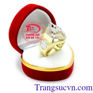 Nhẫn nam bọ cạp cá tính, nhẫn nam vàng tây 18k, chế tác tinh xảo, mang đến cho người đeo vẻ đẹp mạnh mẽ, cá tính, nhận thiết kế và chế tác theo yêu cầu.