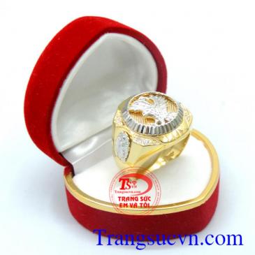 Nhẫn nam vàng 18k sang trọng