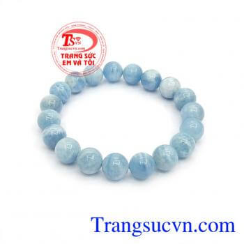 Chuỗi Aquamarine hoa văn độc đáo