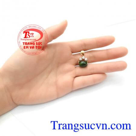 Thích hợp làm quà tặng cho người thân và bạn bè,Mặt Dây Chuyền Ngọc Bích Mới