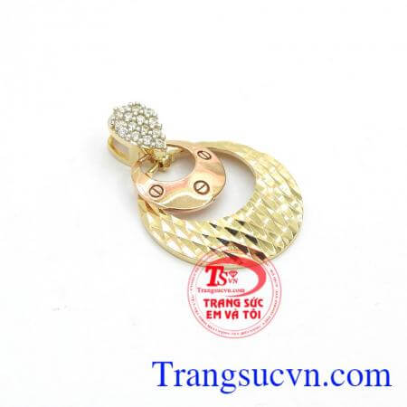 Mặt dây chuyền 18k sang trọng bảo hành 12 tháng, giao hàng nhanh trên toàn quốc,Mặt dây chuyền 18k sang trọng