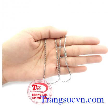 Dây chuyền vàng trắng tết