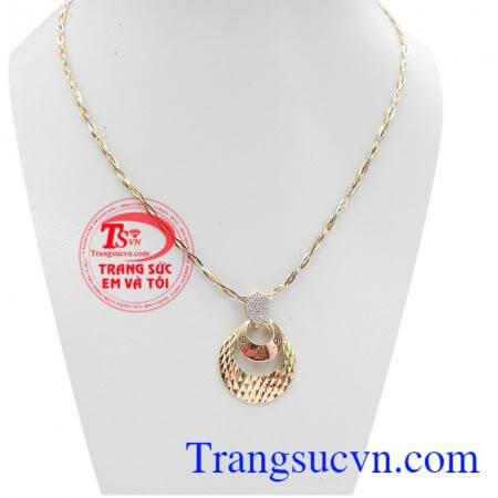 Bộ dây chuyền 18k đẹp