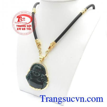 Bộ Dây Chuyền Nam Phật Di Lặc thương hiệu Em và Tôi, bộ dây chuyền mặt phật phong thủy