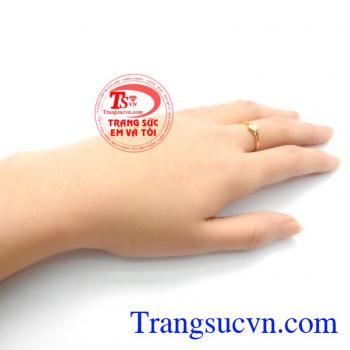 Nhẫn nữ vàng tây dành cho phái đẹp phù hợp làm quà tặng sinh nhật hoặc trong các dịp ý nghĩa