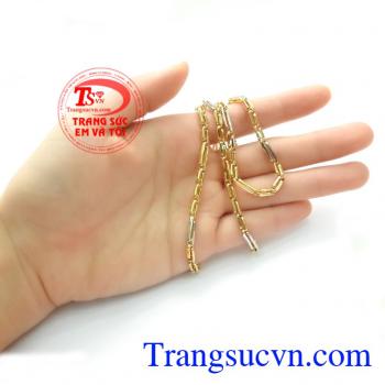 Dây Chuyền Nam Vàng Tây Phong Cách 10k