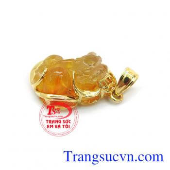 Mặt dây tì hưu chiêu tài được chế tác từ thạch anh tóc thiên nhiên, bảo hành 6 tháng, giao hàng nhanh trên toàn quốc,Mặt dây tì hưu chiêu tài